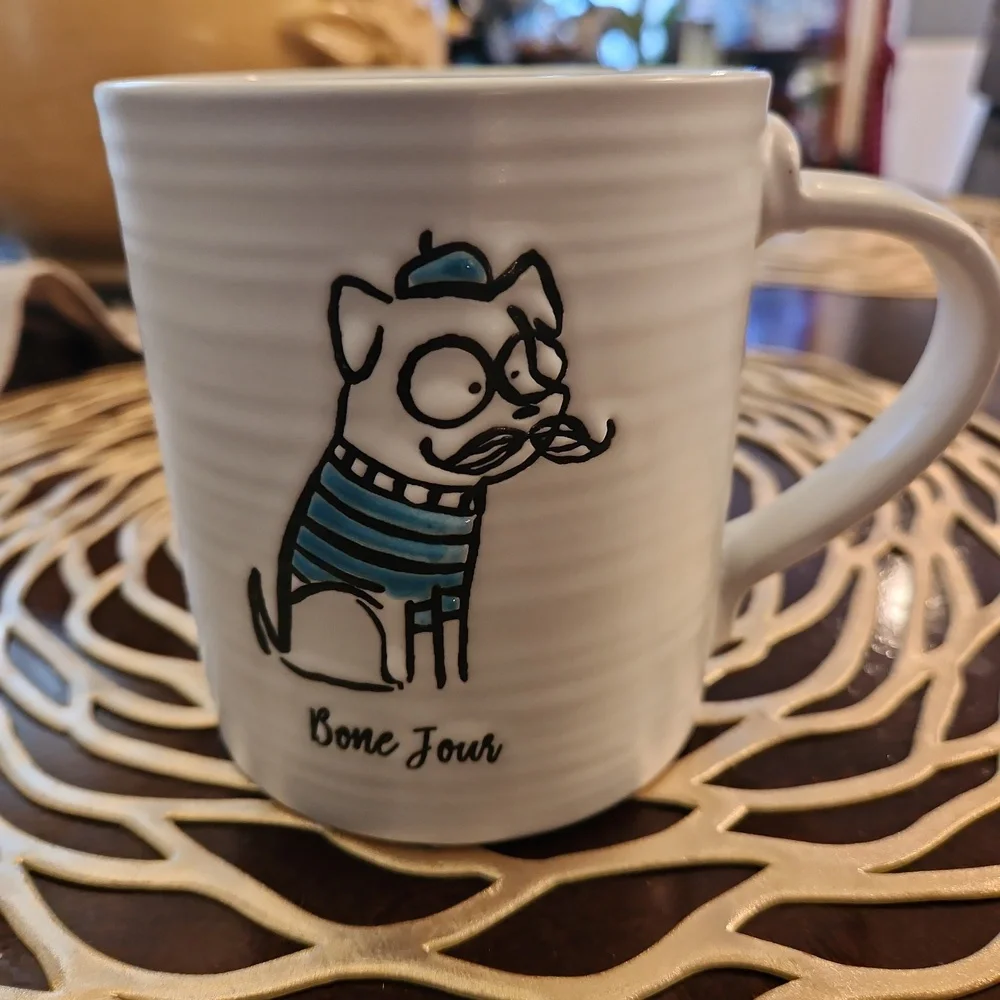 Bonjour Mug Set of 4 - Picture 1 of 6